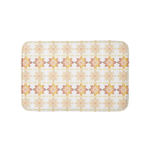 ラテ伝統的ビアンSUNサイン幾何学デザインVIII バスマット (正面)