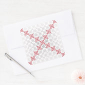 ラテ伝統的ビアンSUN記号の幾何学的パターンII スクエアシール (封筒)