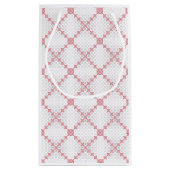 ラテ伝統的ビアンSUN記号の幾何学的パターンII スモールペーパーバッグ (裏面)