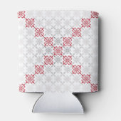 ラテ伝統的ビアンSUN記号の幾何学的パターンII 缶クーラー (裏面)