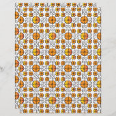 ラテ伝統的ビアンSUN記号の幾何学的パターンV (正面/裏面)