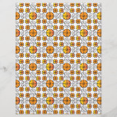 ラテ伝統的ビアンSUN記号の幾何学的パターンV (裏面)