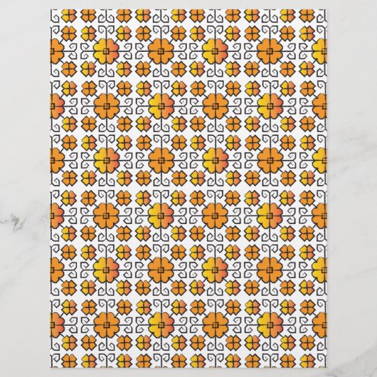 ラテ伝統的ビアンSUN記号の幾何学的パターンV (裏面)