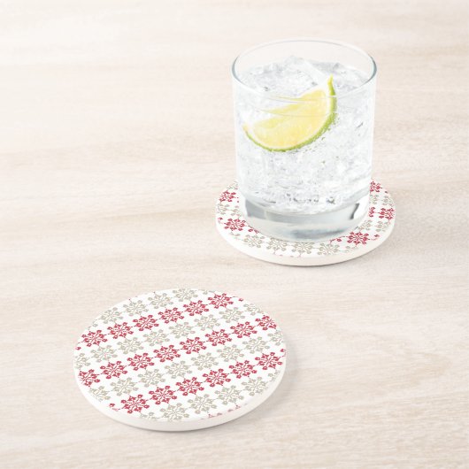 ラテ伝統的ビアンSUN記号の幾何学的パターンVI コースター (側面)