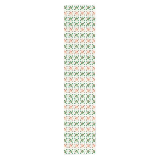 ラテ伝統的ビアンSUN記号の幾何学的パターンX ショートテーブルランナー (正面)