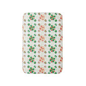 ラテ伝統的ビアンSUN記号の幾何学的パターンX バスマット (正面縦)