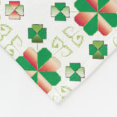 ラテ伝統的ビアンSUN記号の幾何学的パターンX フリースブランケット (角)