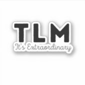 ラテ伝統的ンマス – それは異常なステッカー シール (正面)