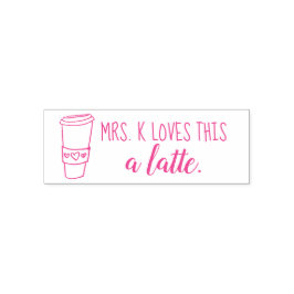 ラテ先生スタンプカスタム! セルフインキングスタンプ