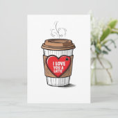 ラテ好きのあなたへのカスタムカード シーズンカード (スタンド正面)