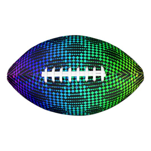 ラテ市松模様にスフェンス アメリカンフットボール (正面)