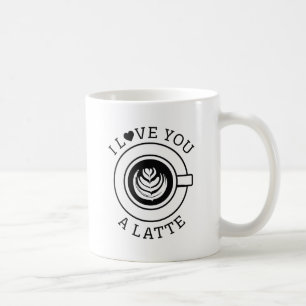 ラテ愛してる コーヒーマグカップ