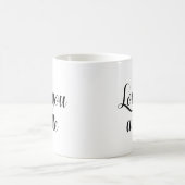 ラテ愛してる コーヒーマグカップ (中央)