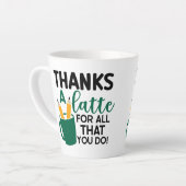 ラテ感謝していAll You DO先生評価マグカップ カフェラテマグ (左アングル)