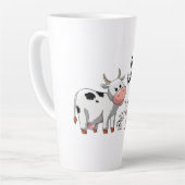 ラテ牛 カフェラテマグ (左アングル)