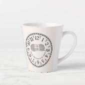 ラテ編み物今日 カフェラテマグ (右)