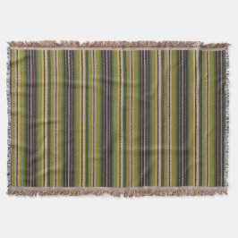 ラテ自然ビアンスカートストライプの色伝統的 スローブランケット