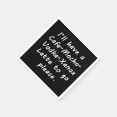 ラテ スタンダードカクテルナプキン (角)