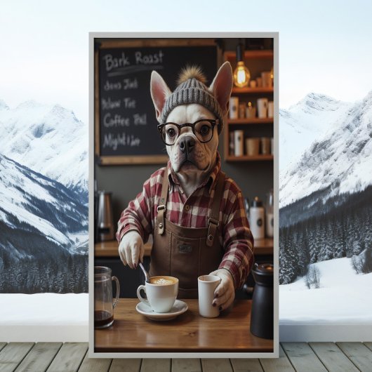 ラテ、フランネル、ブルドッグビアのみ ポスター