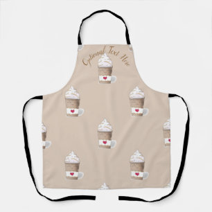 ラテ&ホイップクリーム(コーヒー) エプロン