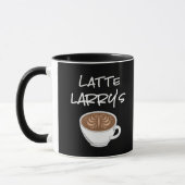 ラテ・ラリーの面白いコーヒー マグカップ (左)