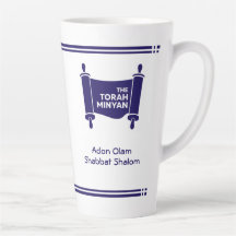 ラテ:ADON OLAM SHALBAT SHALOM 17OZ, TORAH MINYAN氏
