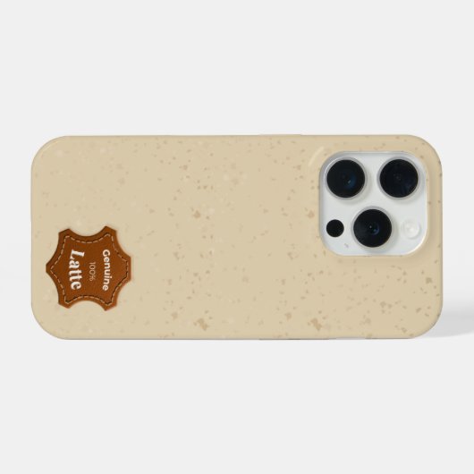 ラテ iPhoneケース (裏面横)