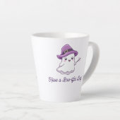 ラテMUG – ブー・ティ・フル・デイを持つ カフェラテマグ (右アングル)