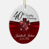 ラディかわいらしフラワーアニバーサバーサリー セラミックオーナメント (右)