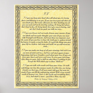 ラディもしアインスパイア・キプリングの若者のための詩 ポスター