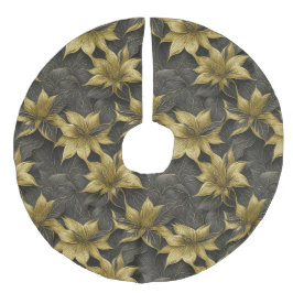 ラディアンスエレガントポインセチア喜び フェイクリネンツリースカート