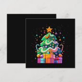 ラディアンスクリスマスツリー魔法 招待状 (正面/裏面)