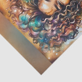 ラディアントエボニー油スリック女王デクページ紙 薄葉紙 (詳細)