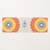 ラディアントエーゲモノグラムのアン夏ドットマンダラ ヨガマット (正面(横))