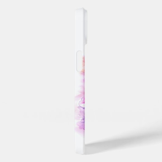 ラディアントオーキッドアートフローラピンク Case-Mate iPhoneケース (裏面 / 右)