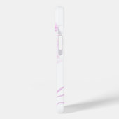 ラディアントオーキッドアートフローラピンク Case-Mate iPhoneケース (裏面 / 左)