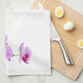 ラディアントオーキッドクローズアップ写真 キッチンタオル (四つ折り)