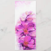 ラディアントオーキッドスタイル化結婚された芸術のディナーメニュー メニュー (正面)