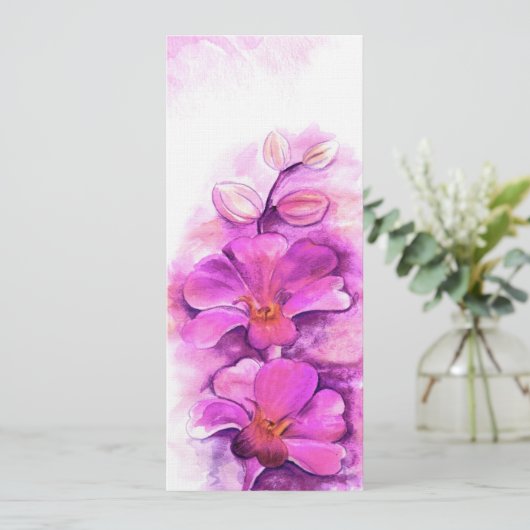 ラディアントオーキッドスタイル化結婚された芸術のディナーメニュー メニュー