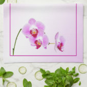 ラディアントオーキッドトロピカル花の写真 キッチンタオル (折り畳み)