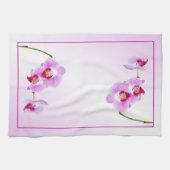 ラディアントオーキッドトロピカル花の写真 キッチンタオル (横)