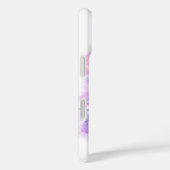 ラディアントオーキッドパープルアートフローラ Case-Mate iPhoneケース (裏面 / 右)