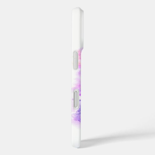 ラディアントオーキッドパープルアートフローラ Case-Mate iPhoneケース (裏面 / 右)