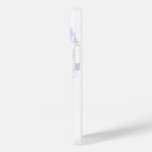 ラディアントオーキッドパープルアートフローラ Case-Mate iPhoneケース (裏面 / 左)
