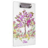 ラディアントオーキッドホームパーソナライズされたデコール クリップボード (右)