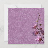 ラディアントオーキッド招待状 招待状 (裏面)