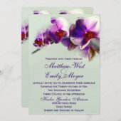 ラディアントオーキ絵画ッド結婚式招待状 招待状 (正面/裏面)