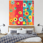 ラディアントガーデン キャンバスプリント (インサイチュ (寝室))