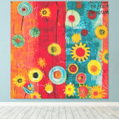 ラディアントガーデン キャンバスプリント (インサイチュ (ウッドフロア))