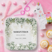 ラディアントガーデン：金ゴールドタッチブライダルシャワー ペーパープレート (パーティー)